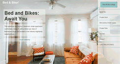 Desktop Screenshot of bedandbike.com